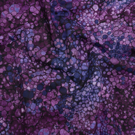 Wide Backing Quilting Cotton by Northcott, 108" Wide - Amethyst Bubbles - Bliss Wide Backing Collection
