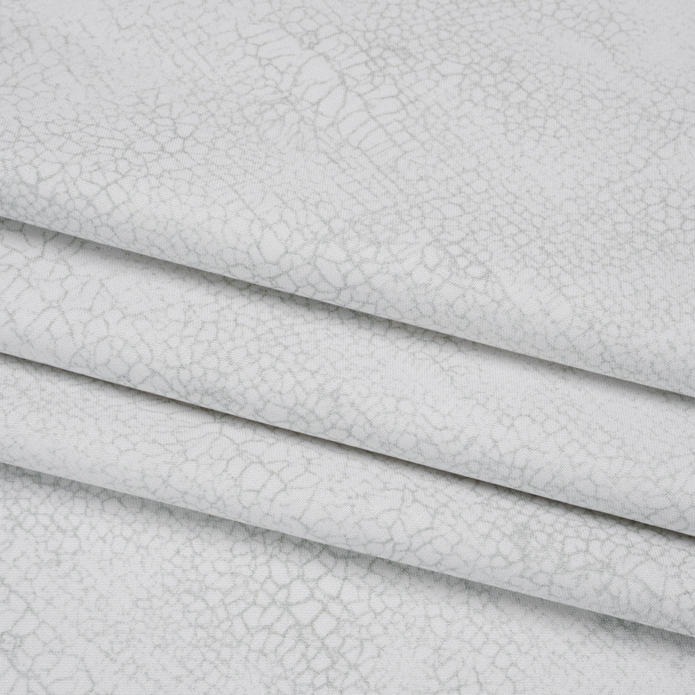 Wide Backing Quilting Cotton by Northcott, 108" Wide - Snow Abstract Texture - Crackle Wide Backing Collection