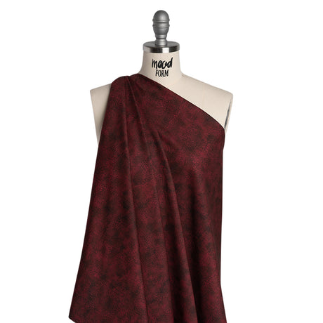 Wide Backing Quilting Cotton by Northcott, 108" Wide - Cabernet Abstract Texture - Crackle Wide Backing Collection