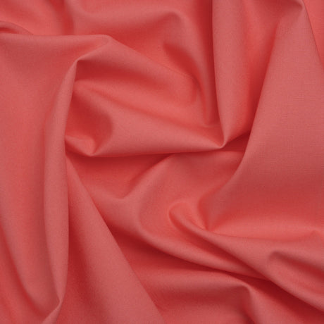 Premium Solid Quilting Cotton by Northcott - Coral - Colorworks Collection