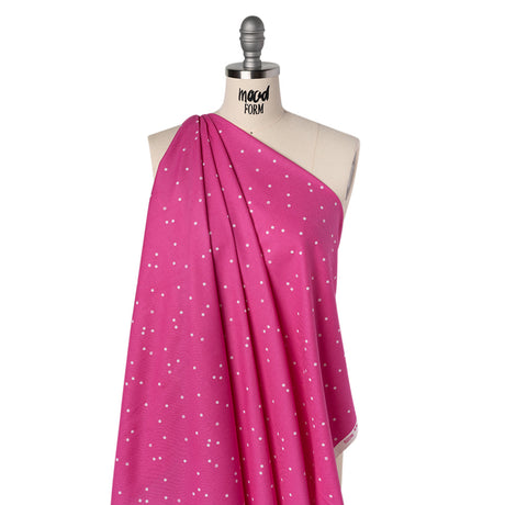 Printed Quilting Cotton by Ghazal Razavi for FIGO Studio - Pink Flowers - Seasons Basics Collection