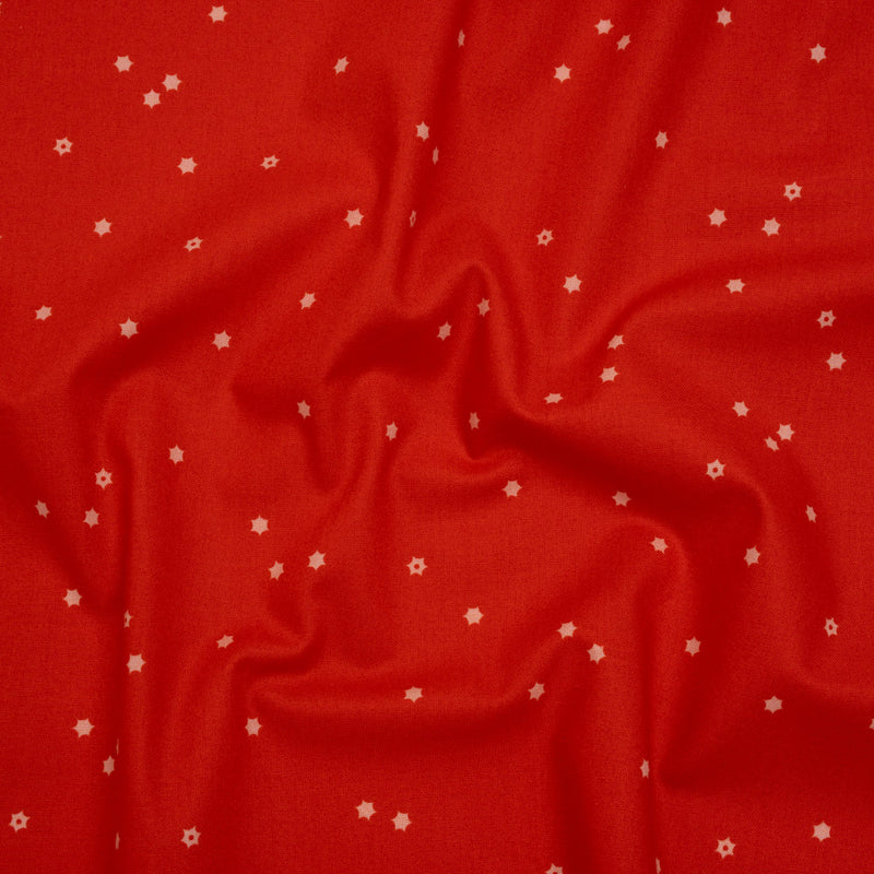 Printed Quilting Cotton by Ghazal Razavi for FIGO Studio - Red Flowers - Seasons Basics Collection