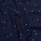 Printed Quilting Cotton by Ghazal Razavi for FIGO Studio - Navy Flowers - Seasons Basics Collection