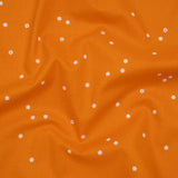 Printed Quilting Cotton by Ghazal Razavi for FIGO Studio - Orange Flowers - Seasons Basics Collection