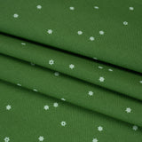Printed Quilting Cotton by Ghazal Razavi for FIGO Studio - Green Flowers - Seasons Basics Collection