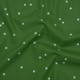 Printed Quilting Cotton by Ghazal Razavi for FIGO Studio - Green Flowers - Seasons Basics Collection