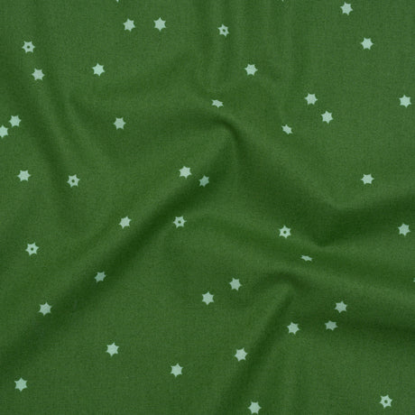 Printed Quilting Cotton by Ghazal Razavi for FIGO Studio - Green Flowers - Seasons Basics Collection