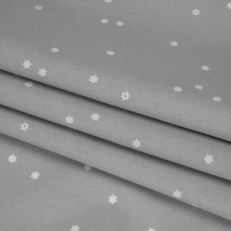 Printed Quilting Cotton by Ghazal Razavi for FIGO Studio - Gray Flowers - Seasons Basics Collection