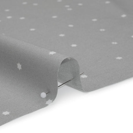 Printed Quilting Cotton by Ghazal Razavi for FIGO Studio - Gray Flowers - Seasons Basics Collection