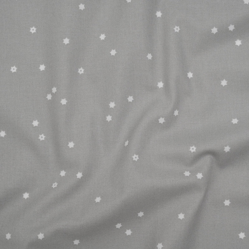 Printed Quilting Cotton by Ghazal Razavi for FIGO Studio - Gray Flowers - Seasons Basics Collection