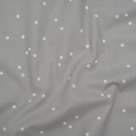 Printed Quilting Cotton by Ghazal Razavi for FIGO Studio - Gray Flowers - Seasons Basics Collection
