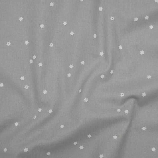 Printed Quilting Cotton by Ghazal Razavi for FIGO Studio - Gray Flowers - Seasons Basics Collection