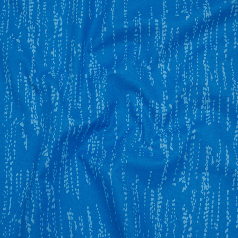 Printed Quilting Cotton by Ghazal Razavi for FIGO Studio - Blue Grass Patch - Seasons Basics Collection