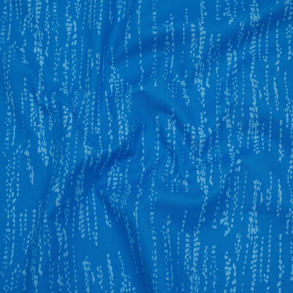 Printed Quilting Cotton by Ghazal Razavi for FIGO Studio - Blue Grass Patch - Seasons Basics Collection