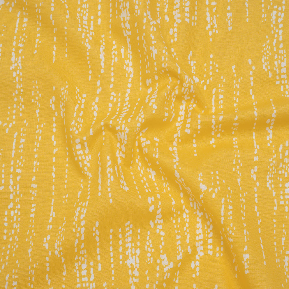 Printed Quilting Cotton by Ghazal Razavi for FIGO Studio - Butter Grass Patch - Seasons Basics Collection