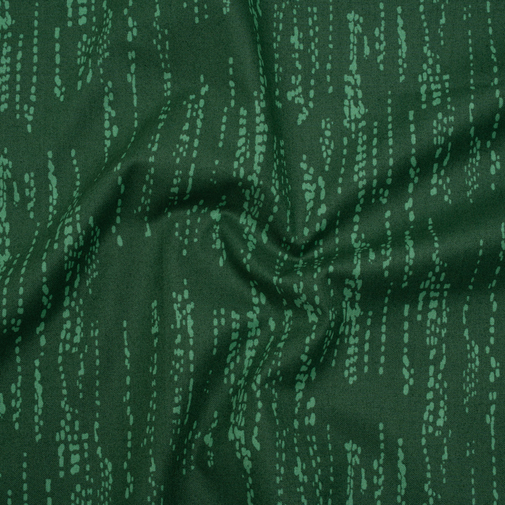 Printed Quilting Cotton by Ghazal Razavi for FIGO Studio - Green Grass Patch - Seasons Basics Collection