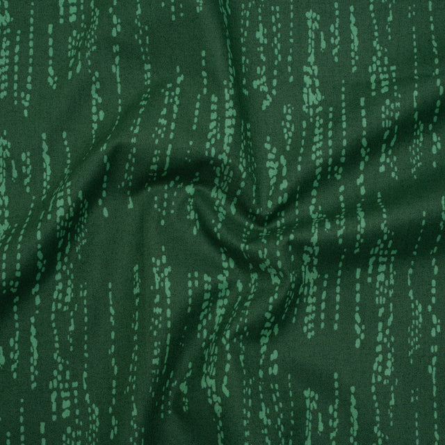 Printed Quilting Cotton by Ghazal Razavi for FIGO Studio - Green Grass Patch - Seasons Basics Collection