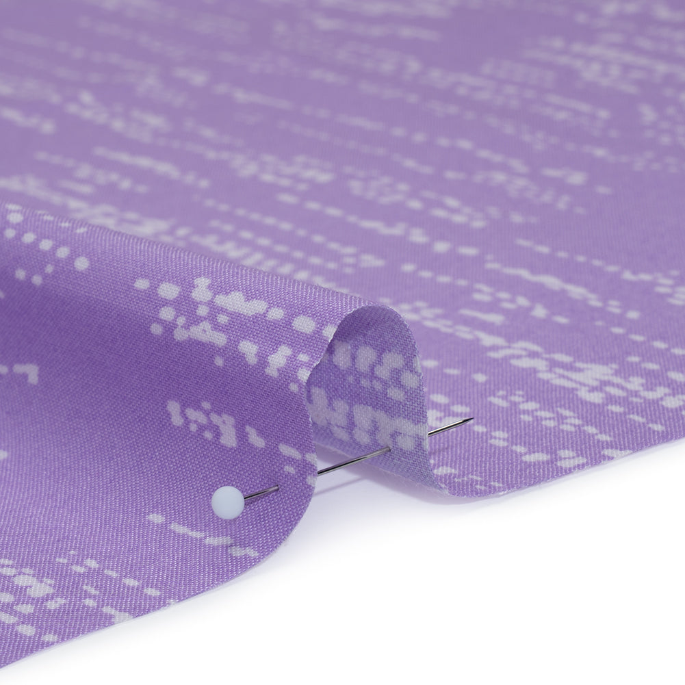 Printed Quilting Cotton by Ghazal Razavi for FIGO Studio - Lilac Grass Patch - Seasons Basics Collection