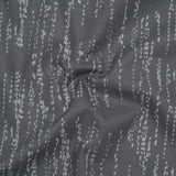 Printed Quilting Cotton by Ghazal Razavi for FIGO Studio - Gray Grass Patch - Seasons Basics Collection