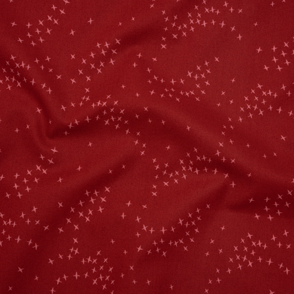 Printed Quilting Cotton by Ghazal Razavi for FIGO Studio - Red Birds - Seasons Basics Collection