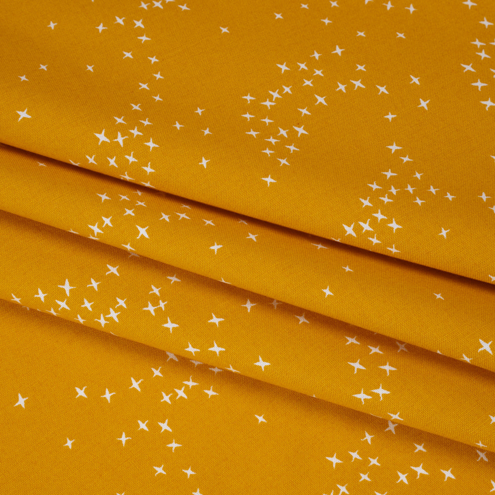 Printed Quilting Cotton by Ghazal Razavi for FIGO Studio - Yellow Birds - Seasons Basics Collection