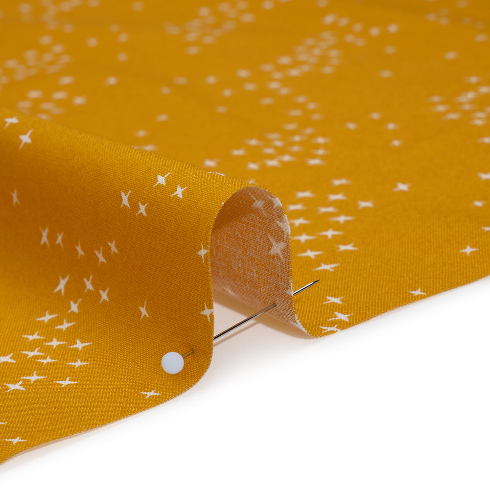 Printed Quilting Cotton by Ghazal Razavi for FIGO Studio - Yellow Birds - Seasons Basics Collection