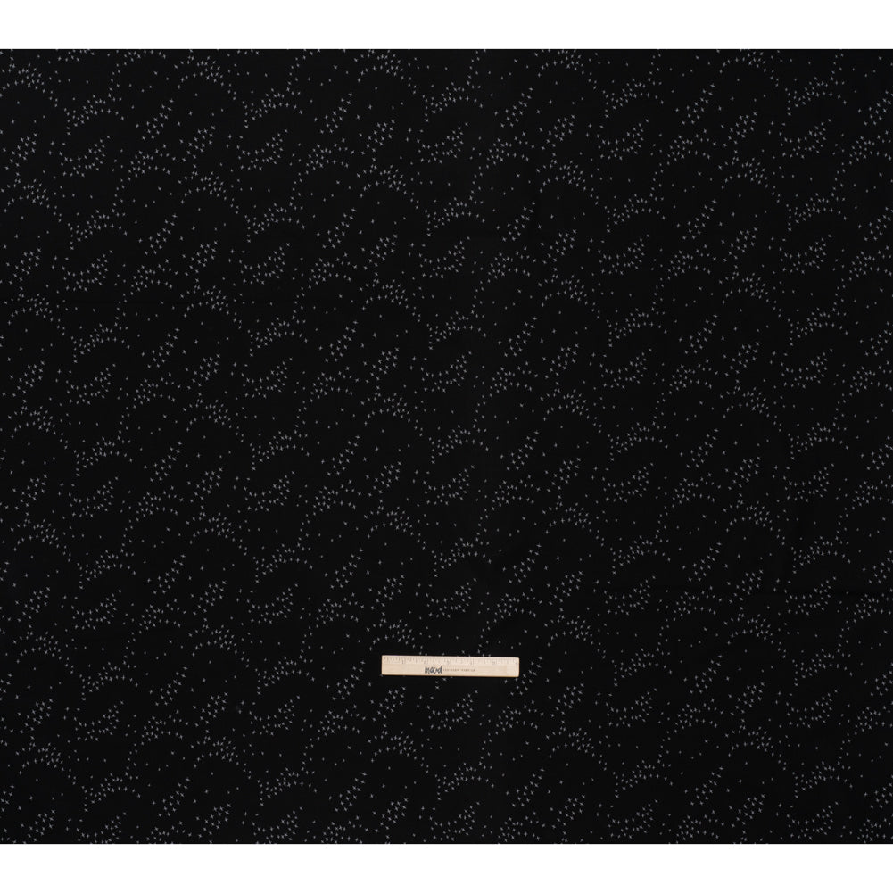 Printed Quilting Cotton by Ghazal Razavi for FIGO Studio - Black Birds - Seasons Basics Collection