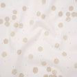 Printed Quilting Cotton by Ghazal Razavi for FIGO Studio - Cream Snow Textured Circles and Spots - Seasons Basics Collection