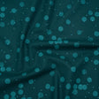 Printed Quilting Cotton by Ghazal Razavi for FIGO Studio - Teal Snow Textured Circles and Spots - Seasons Basics Collection