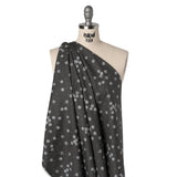 Printed Quilting Cotton by Ghazal Razavi for FIGO Studio - Gray Snow Textured Circles and Spots - Seasons Basics Collection
