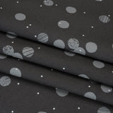 Printed Quilting Cotton by Ghazal Razavi for FIGO Studio - Gray Snow Textured Circles and Spots - Seasons Basics Collection