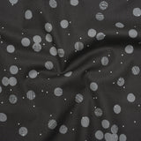 Printed Quilting Cotton by Ghazal Razavi for FIGO Studio - Gray Snow Textured Circles and Spots - Seasons Basics Collection