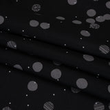 Printed Quilting Cotton by Ghazal Razavi for FIGO Studio - Black Snow Textured Circles and Spots - Seasons Basics Collection