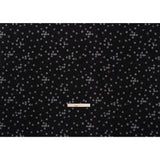 Printed Quilting Cotton by Ghazal Razavi for FIGO Studio - Black Snow Textured Circles and Spots - Seasons Basics Collection