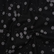 Printed Quilting Cotton by Ghazal Razavi for FIGO Studio - Black Snow Textured Circles and Spots - Seasons Basics Collection