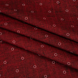 Printed Quilting Cotton by Ghazal Razavi for FIGO Studio - Wine Stitches Circles - Stash Collection