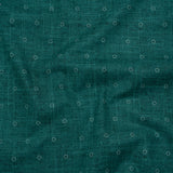 Printed Quilting Cotton by Ghazal Razavi for FIGO Studio - Teal Stitches Circles - Stash Collection