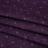 Printed Quilting Cotton by Ghazal Razavi for FIGO Studio - Purple Stitches Circles - Stash Collection