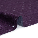 Printed Quilting Cotton by Ghazal Razavi for FIGO Studio - Purple Stitches Circles - Stash Collection