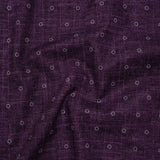 Printed Quilting Cotton by Ghazal Razavi for FIGO Studio - Purple Stitches Circles - Stash Collection