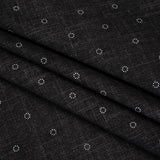 Printed Quilting Cotton by Ghazal Razavi for FIGO Studio - Black Stitches Circles - Stash Collection