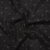 Printed Quilting Cotton by Ghazal Razavi for FIGO Studio - Black Stitches Circles - Stash Collection