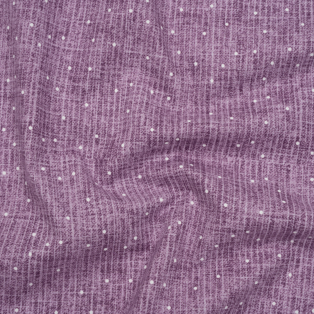 Printed Quilting Cotton by Ghazal Razavi for FIGO Studio - Orchid Stripe Dot - Stash Collection