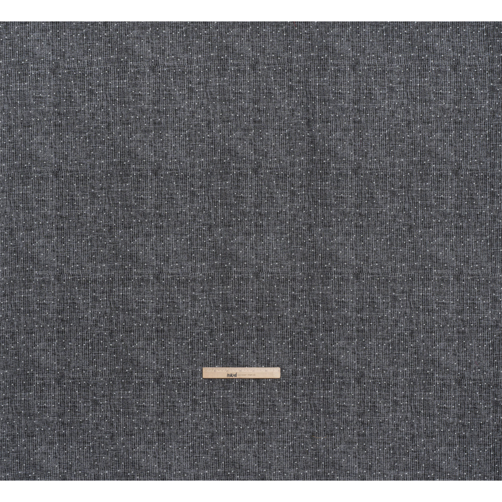 Printed Quilting Cotton by Ghazal Razavi for FIGO Studio - Steel Stripe Dot - Stash Collection