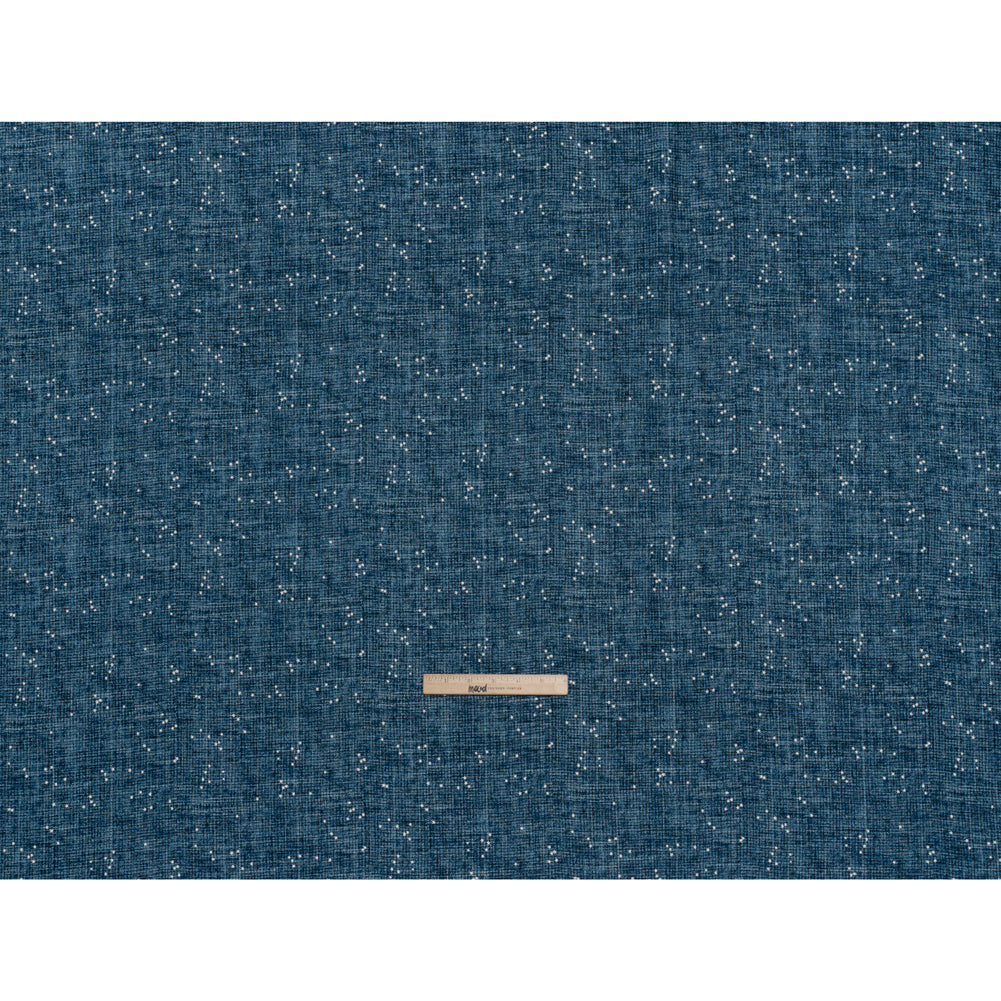Printed Quilting Cotton by Ghazal Razavi for FIGO Studio - Blue Checks and Stars - Stash Collection