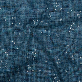 Printed Quilting Cotton by Ghazal Razavi for FIGO Studio - Blue Checks and Stars - Stash Collection
