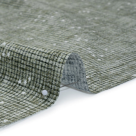 Printed Quilting Cotton by Ghazal Razavi for FIGO Studio - Sage Checks and Stars - Stash Collection