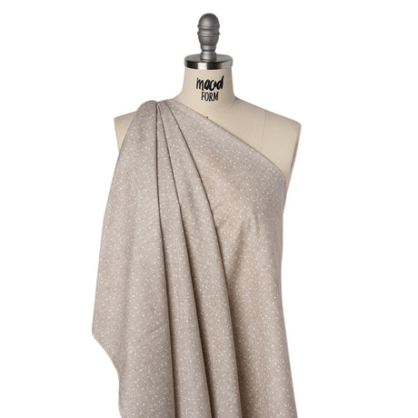 Printed Quilting Cotton by Ghazal Razavi for FIGO Studio - Linen Triangles and Texture - Stash Collection
