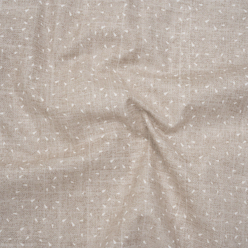Printed Quilting Cotton by Ghazal Razavi for FIGO Studio - Linen Triangles and Texture - Stash Collection