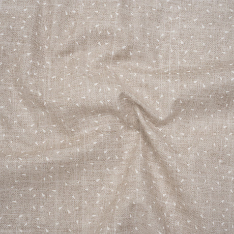 Printed Quilting Cotton by Ghazal Razavi for FIGO Studio - Linen Triangles and Texture - Stash Collection